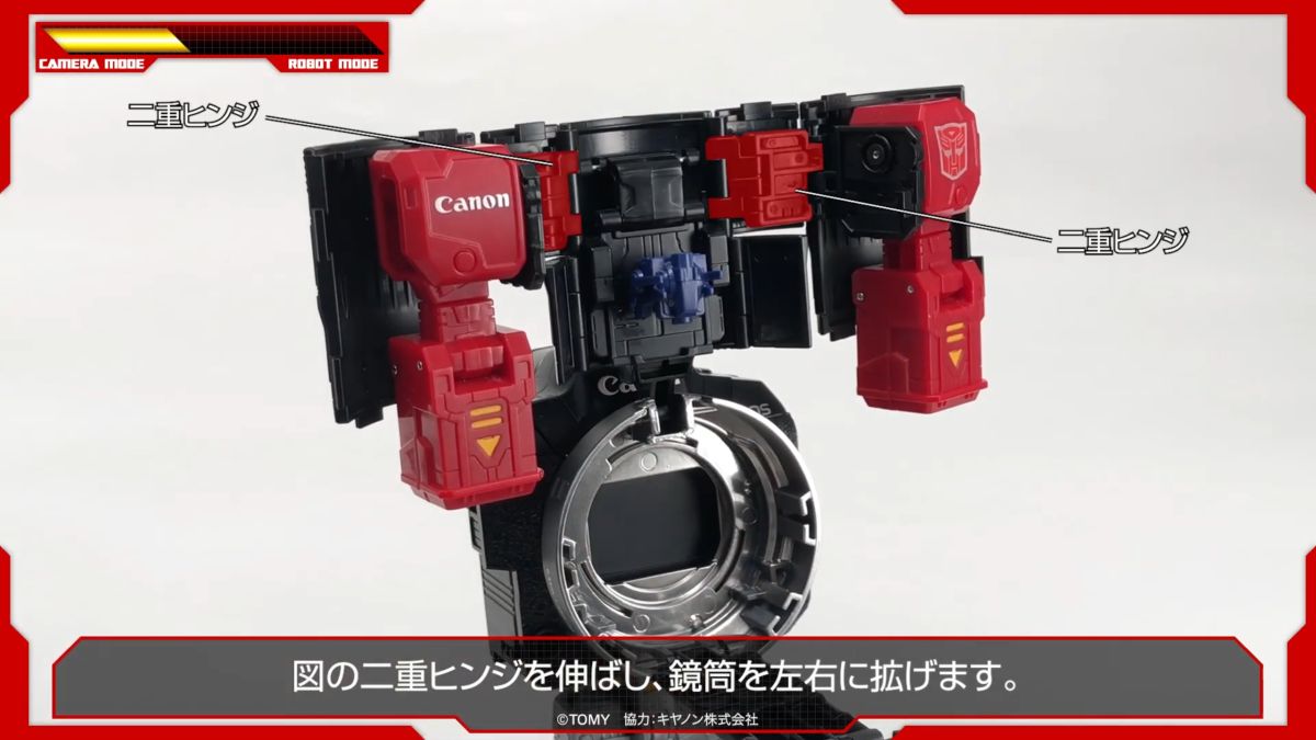Canon OPTIMUS PRIME R5 フィギュア Transformers Collaborative Canon x Transformers Optimus Prime R5